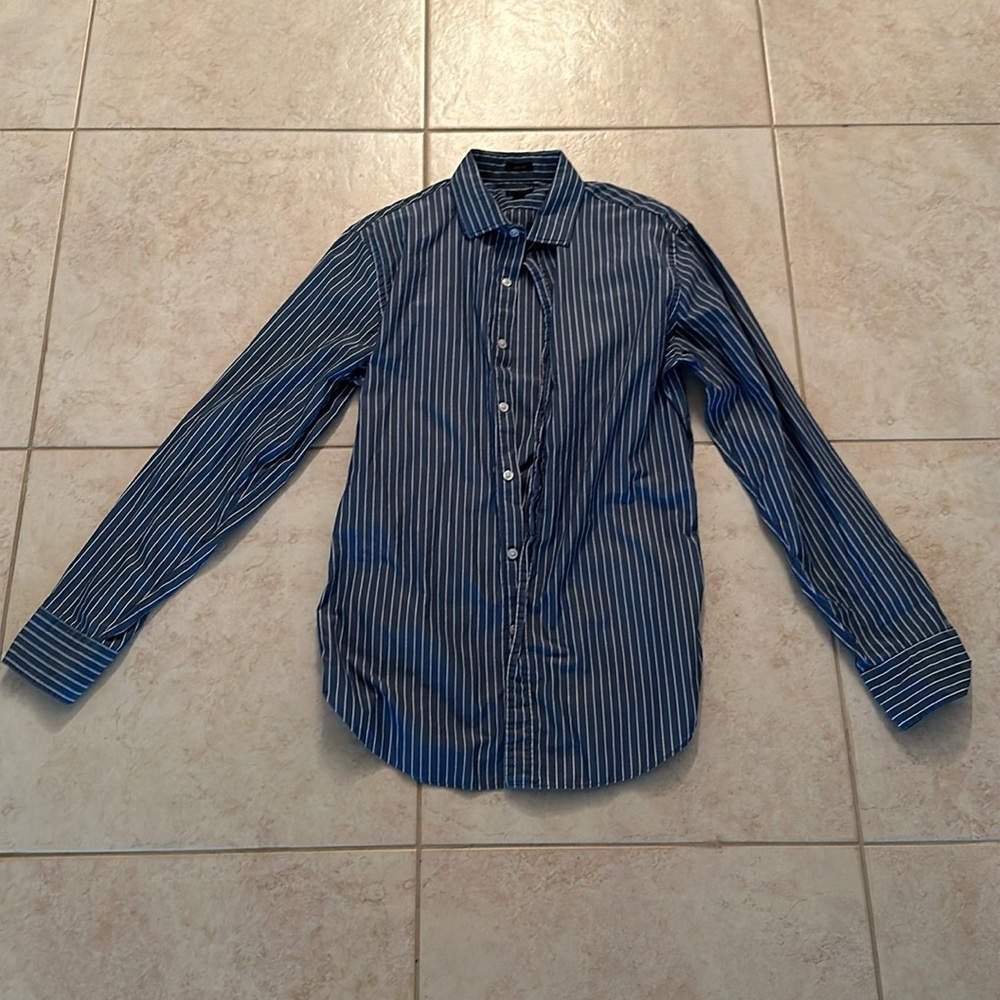 J Crew stripped button down